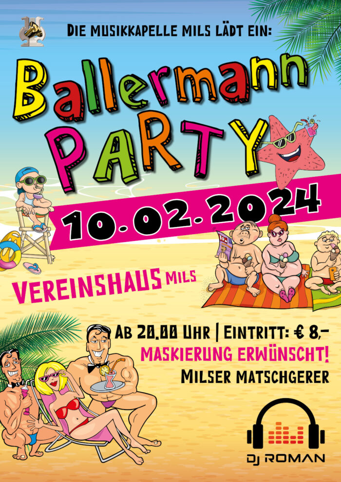 Ballermann Party Musikkapelle Mils